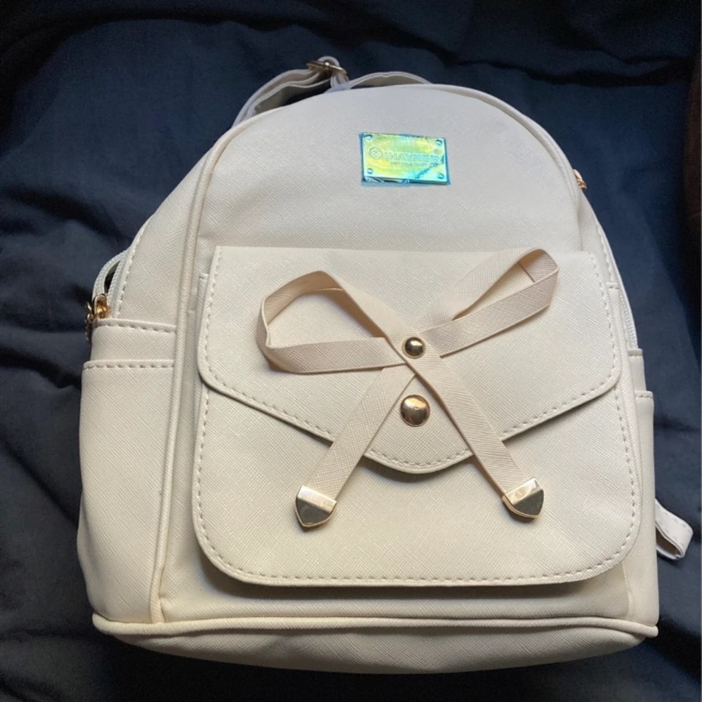 Mini backpack ivory